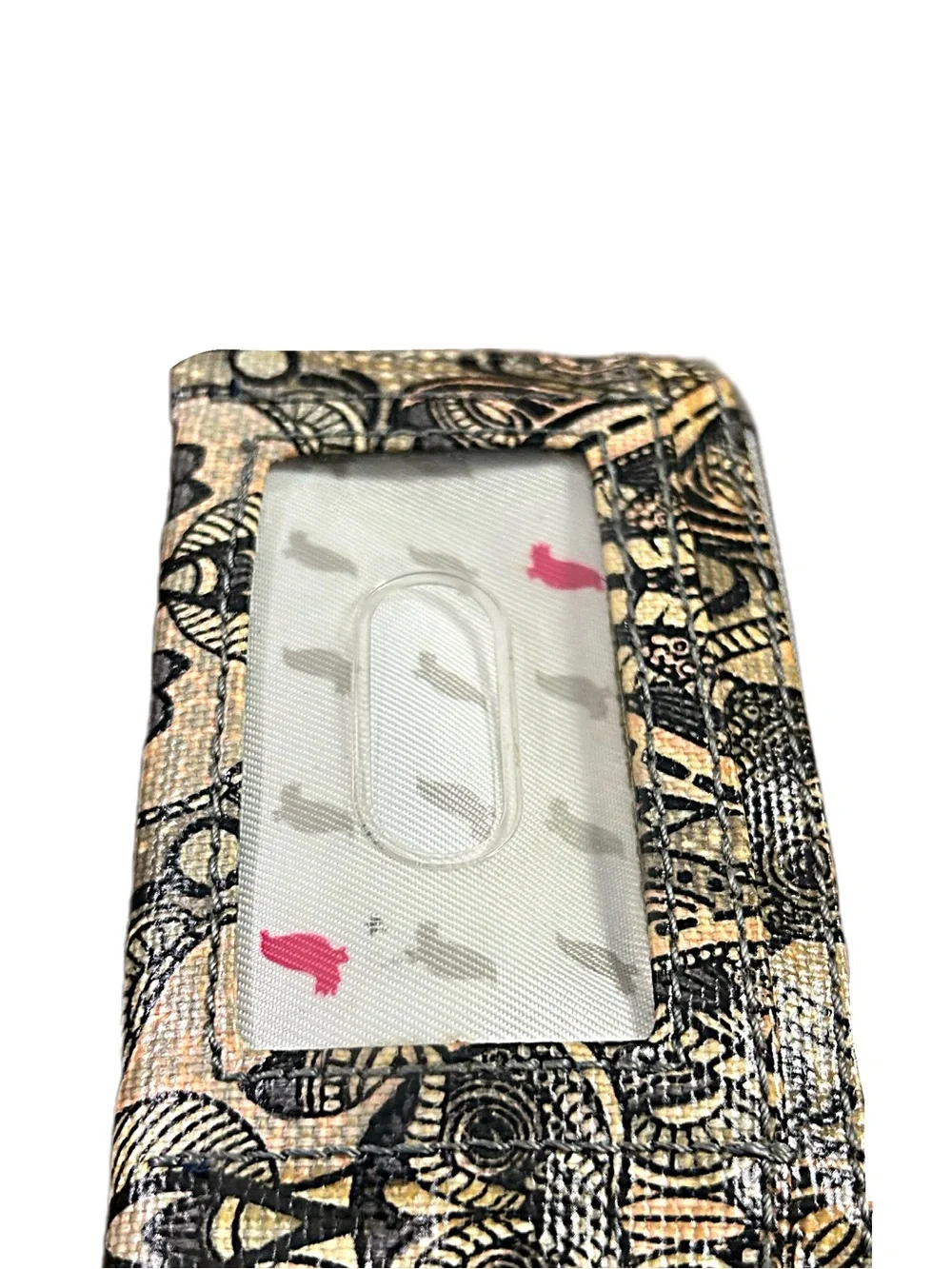 Sakroots “Spirit Desert” Print, ID Lanyard Wallet.